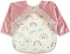 Buude Waterproof Coverall Fabric with Hoop & Loop Fastener & Sleeves Multicolored