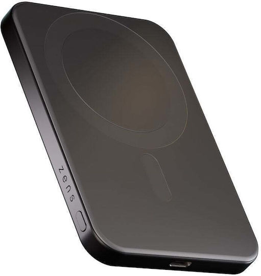 Zens Baterie Externă MagSafe Qi2 5000mAh 15W Power Delivery Neagră