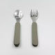 Pandaboo Baby Set with Fork made of Metal 2pcs