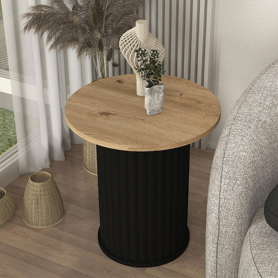 Side Table Bohema Black - Sepet Oak