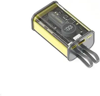 Andowl Q-CD1010 Външна Батерия 15000mAh 22.5W Power Delivery Жълта