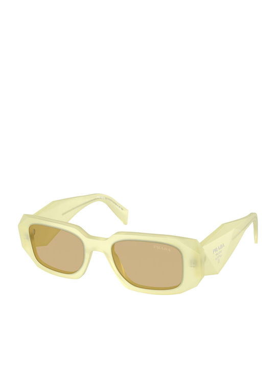 Prada Women's Sunglasses with Yellow Plastic Fr...