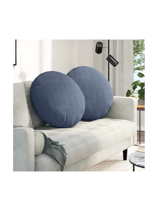 vidaXL Velvet Blue Sofa Cushion 60x60cm