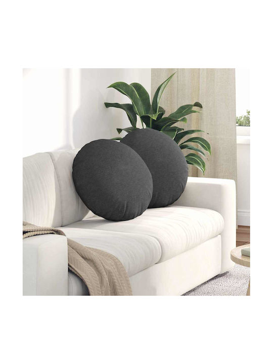 vidaXL Sofa-Kissen aus Samt Dunkelgrau 50x50cm