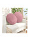 vidaXL Sofa-Kissen aus Samt Rosa 29x80cm