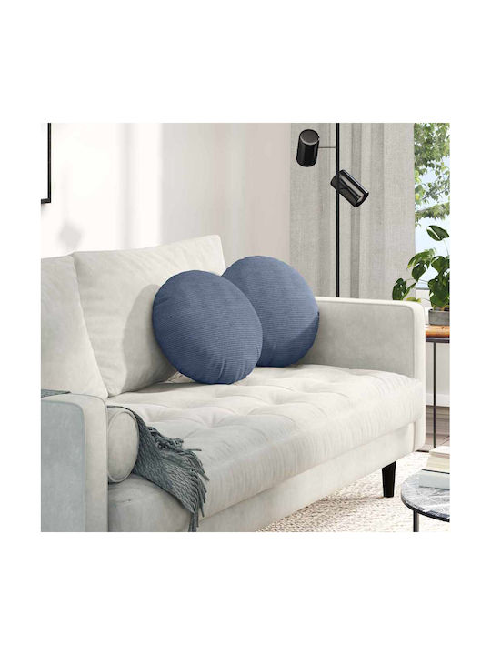 vidaXL Velvet Blue Sofa Cushion 40x40cm