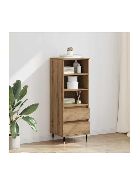 vidaXL Wohnzimmer Vitrine aus Holz & Metall mit...