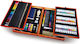Colouring Set 172 Pieces Wooden Carrying Case 45x33x11cm