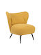 Nagreta Ohrensessel Yellow 77x73x74cm