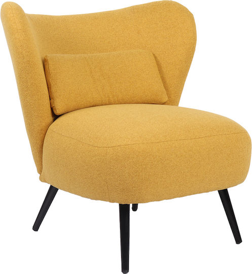 Μπερζέρα Nagreta 77x73x74cm Κίτρινο Μπερζέρα Nagreta 77x73x74cm Κίτρινο