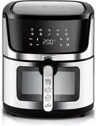 Raf Air Fryer 9lt Ασημί R.5395