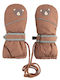 Kids Gloves MIttens Brown