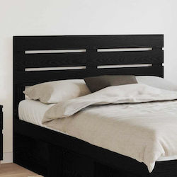 vidaXL Wooden Bed Headboard Black Oak 160x100cm