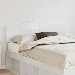 vidaXL Wooden Bed Headboard Bright White 160x100cm