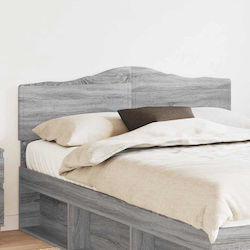 vidaXL Wooden Bed Headboard Gray Sonom 160x100cm