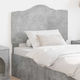 vidaXL Wooden Bed Headboard Gray 100x100cm