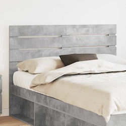 vidaXL Wooden Bed Headboard Gray 160x100cm