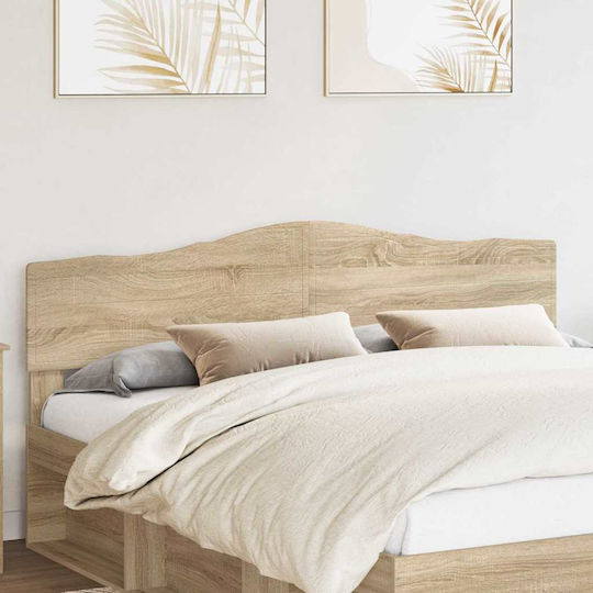 vidaXL Hölzernes Kopfteil für Bett Dürre Sonoma 200x100cm