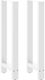 vidaXL Metallic Furniture Leg 2 Pieces Suitable...