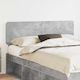 vidaXL Wooden Bed Headboard Gray 140x100cm