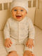 Babydom Pijama pentru copii Ecru, Light Blue
