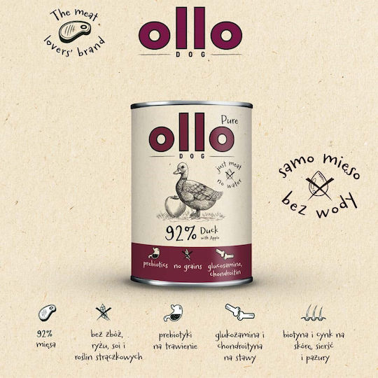 Ollo Leckerli für Hunde mit Ente und Apfel 850gr