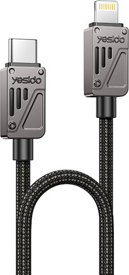 Yesido USB-C to Lightning Cable 27W Μαύρο 1.2m