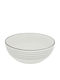 Atmosphera Lunova Salad Bowl Ceramic White 23x23x8.8cm