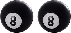 Oxford 8 Ball Ventilkappen Schwarz