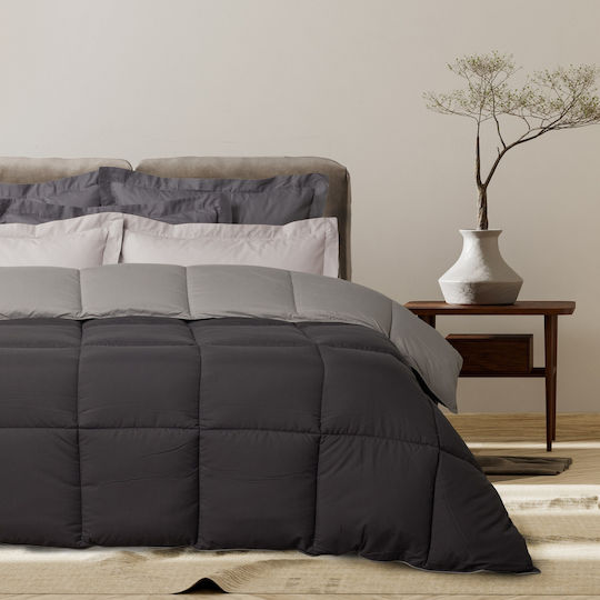 Das Home Queen 220x240cm 9693 Happy Black, Grey