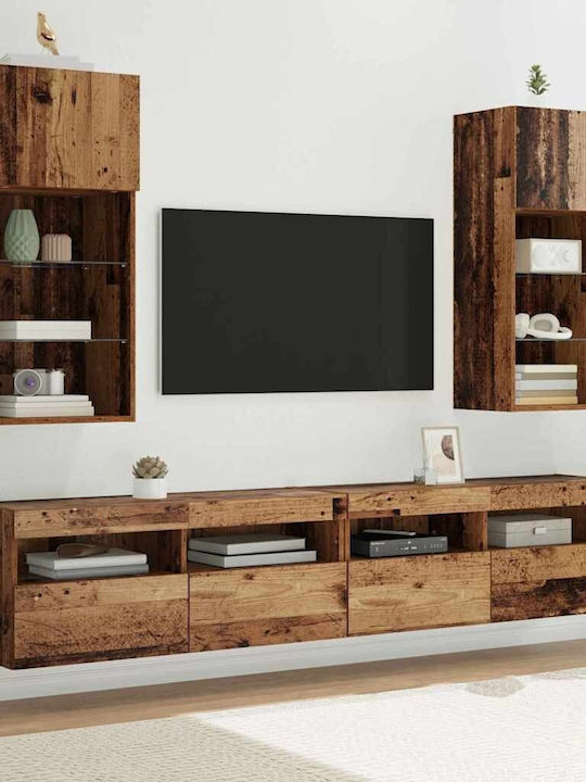 Wohnzimmer TV-Einheit Coffee mit Beleuchtung L4...