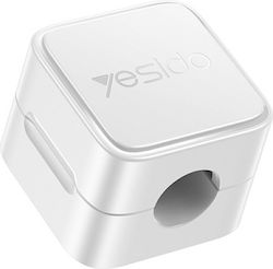 Yesido 4 Bucăți Organizator pentru Cabluri C216wh Clipsuri Magnetice Adeziv Puternic Design Mini Alb C216wh