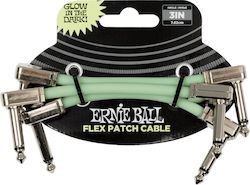 Ernie Ball 6474 Flex Angled Glow In Dark 7.62cm 3-Pack