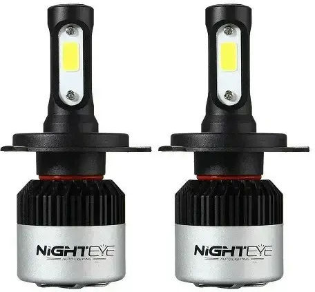 Nighteye Λάμπες Αυτοκινήτου A315-s2 H4 LED 6500K Ψυχρό Λευκό 9-32V 72W 2τμχ