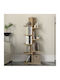 Βιβλιοθήκη Tree Sapphire Oak 45x21.4x121.8εκ.