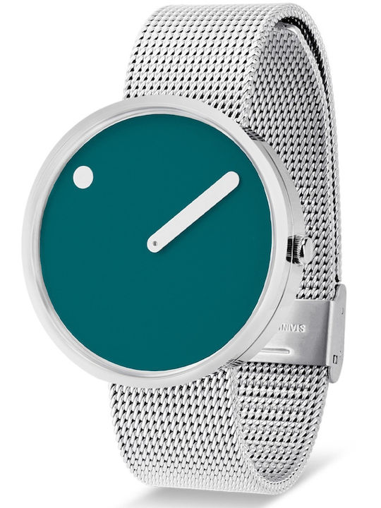 Picto Women's Watch 40mm Battery with Silver Stainless Steel Bracelet