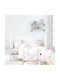 Nima Luni Uni Baby Sheets Set Crib Cotton Pink 120x170cm 3pcs