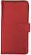Handyhülle Für iPhone X / Xs Brieftasche Rot