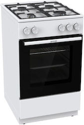 Gorenje Flüssiggas & Strom Freistehend Weiß GG5A10WFFM