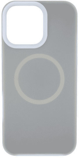 Handyhülle iPhone 14 Pro Max Magsafe Jelly Silikon Grau