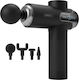 Andowl Gun Massage for the Head, the Back, the Legs & the Body with Vibration Black