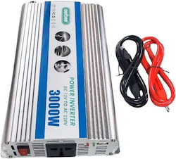 Aerbes Инвертор за кола Модифицирана синусоидална вълна 3000W за преобразуване на 12V DC в 220V AC Aerbes Инвертор за кола Модифицирана синусоидална вълна 3000W за преобразуване на 12V DC в 220V AC