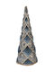 Weihnachtsdekoration Baum Kegel 57cm Blau