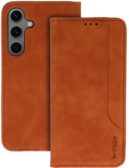 Wonder Back Cover Δερματίνης / Σιλικόνης Καφέ (Redmi 15C)