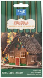 Gingerbread Pme 115γρ Weihnachtsaccessoires Dekorationsset für Weihnachtsheim