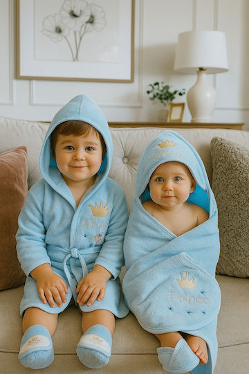 Babydom Baby Bademäntel & Kapuzenhandtücher Badezimmerset