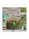 vidaXL Topf Metallisch Green 90x90x35cm.