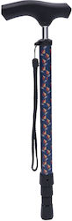 Garcia Telescopic Walking Stick Ships Pattern 971