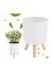 Verk Group Topf Hölzernes White 14x14cm.