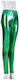 Grüne Folien-Leggings